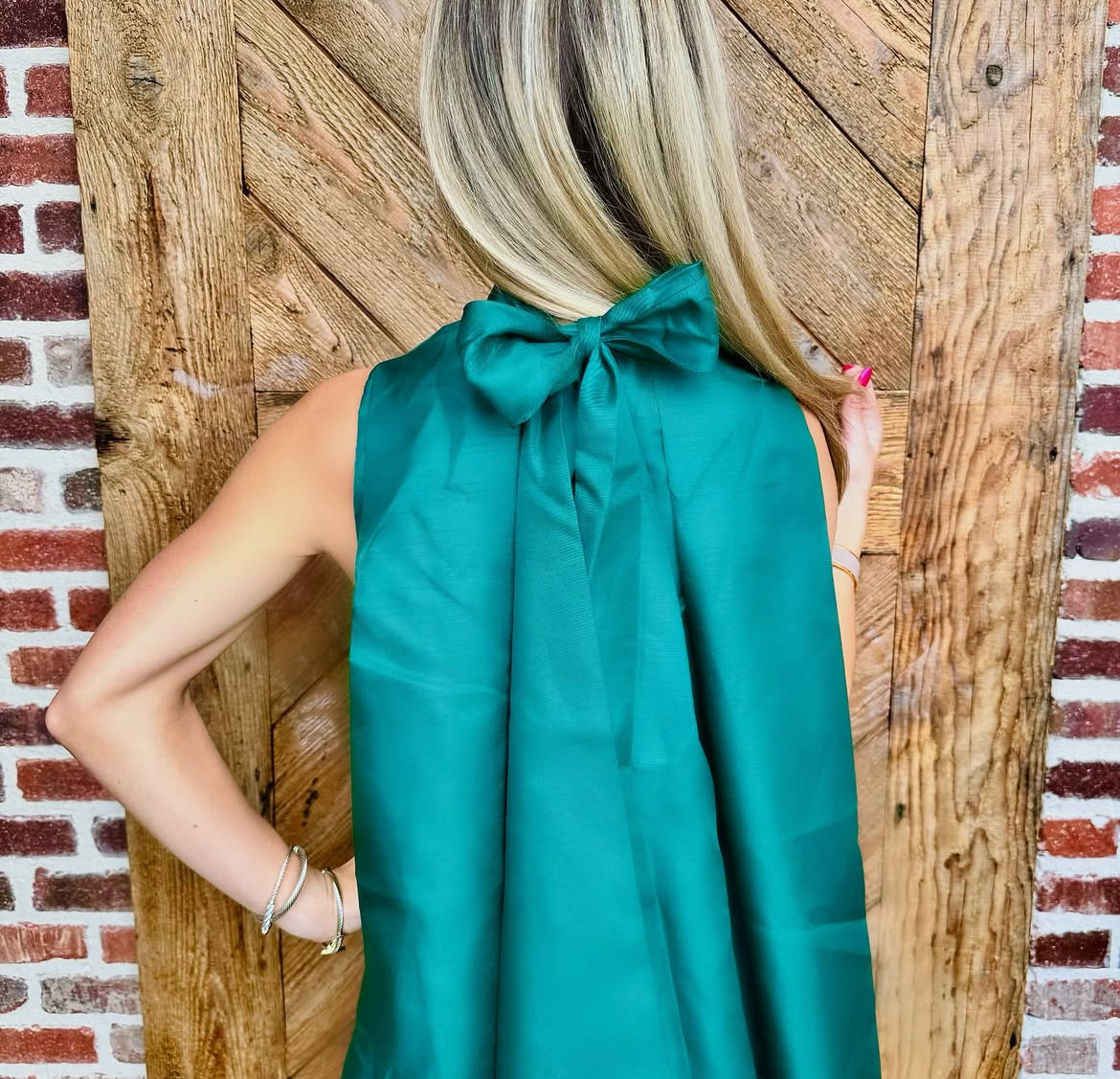 Socialite Halter Bow Dress~Final Sale