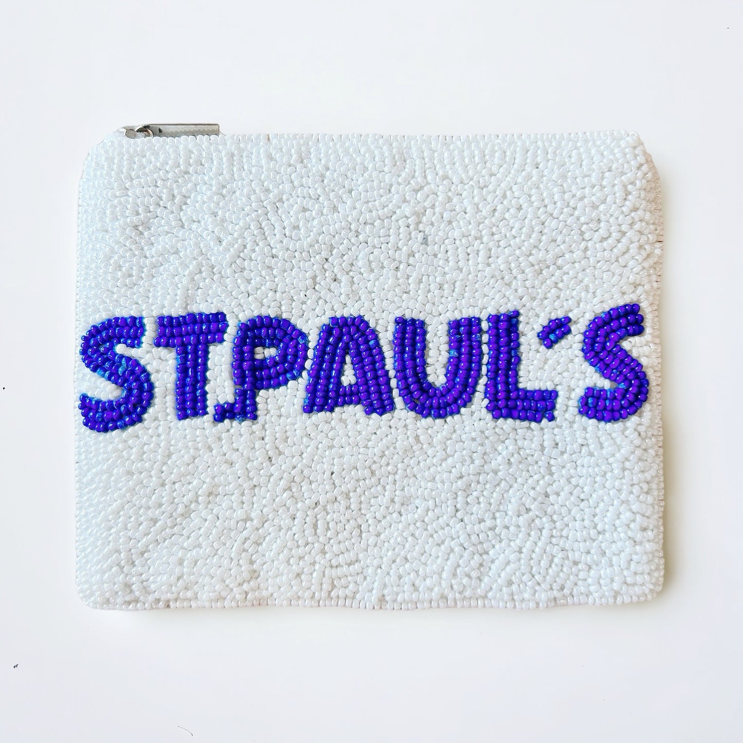 St. Paul’s Beaded Coin Pouch Wallet~SALE