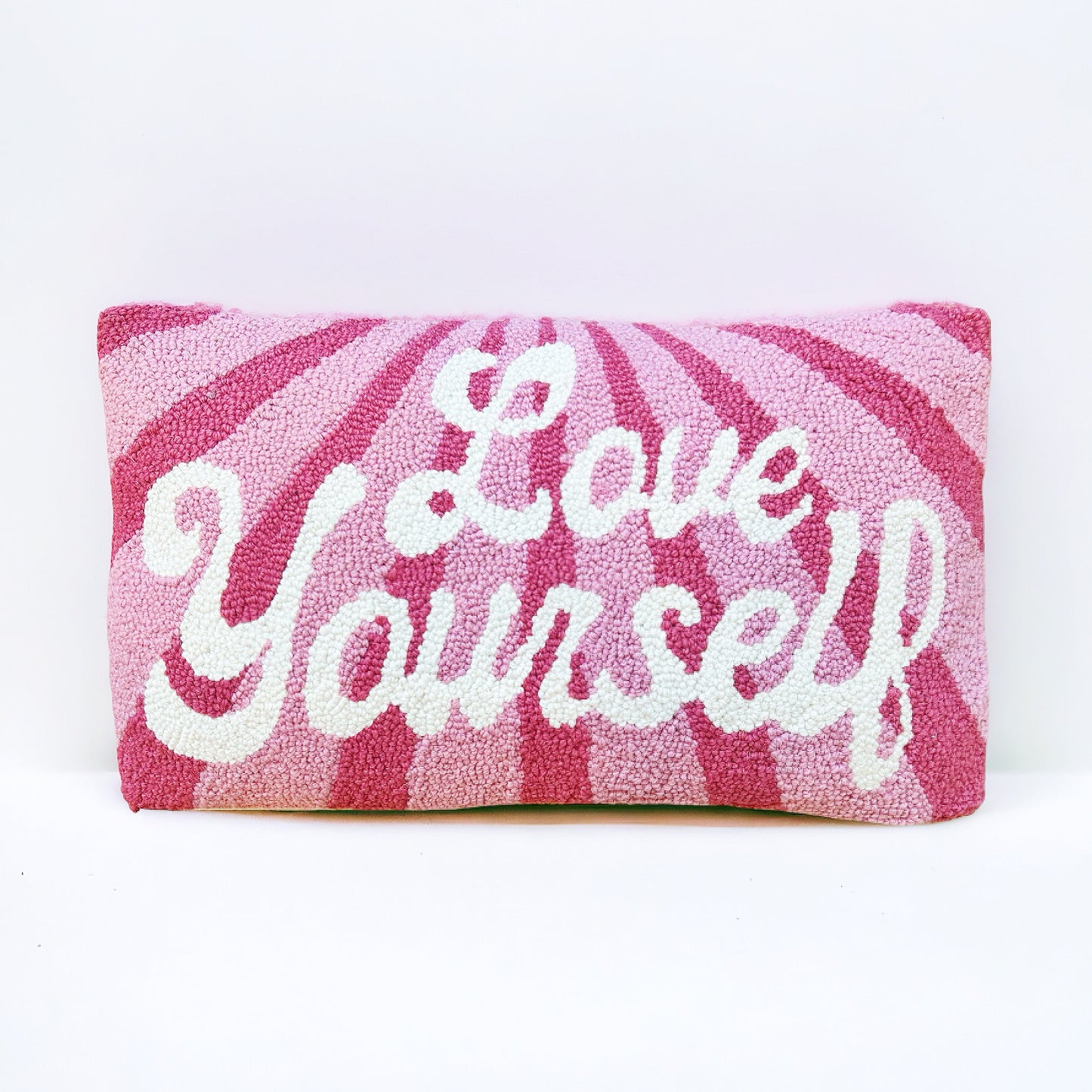 Love Yourself Hooked Pillow