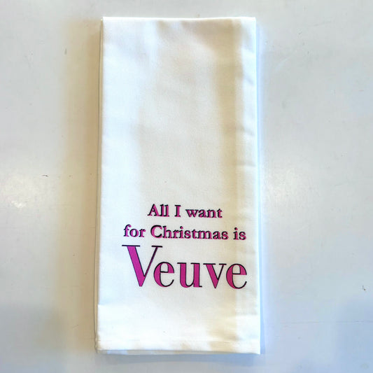 All I want for Christmas is Veuve Kitchen Towel
