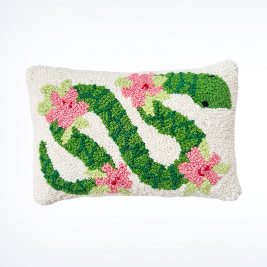 Floral Snake Pillow