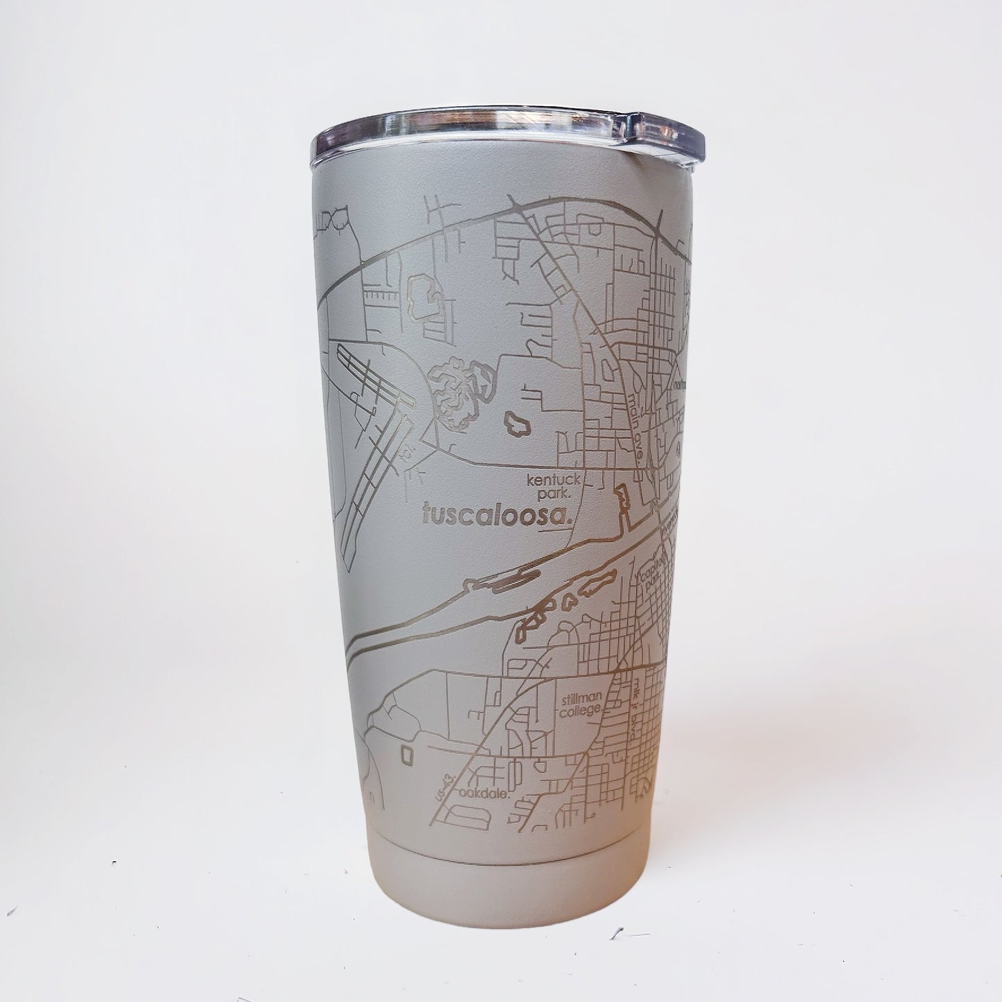 Map of Tuscaloosa Insulated Tumbler