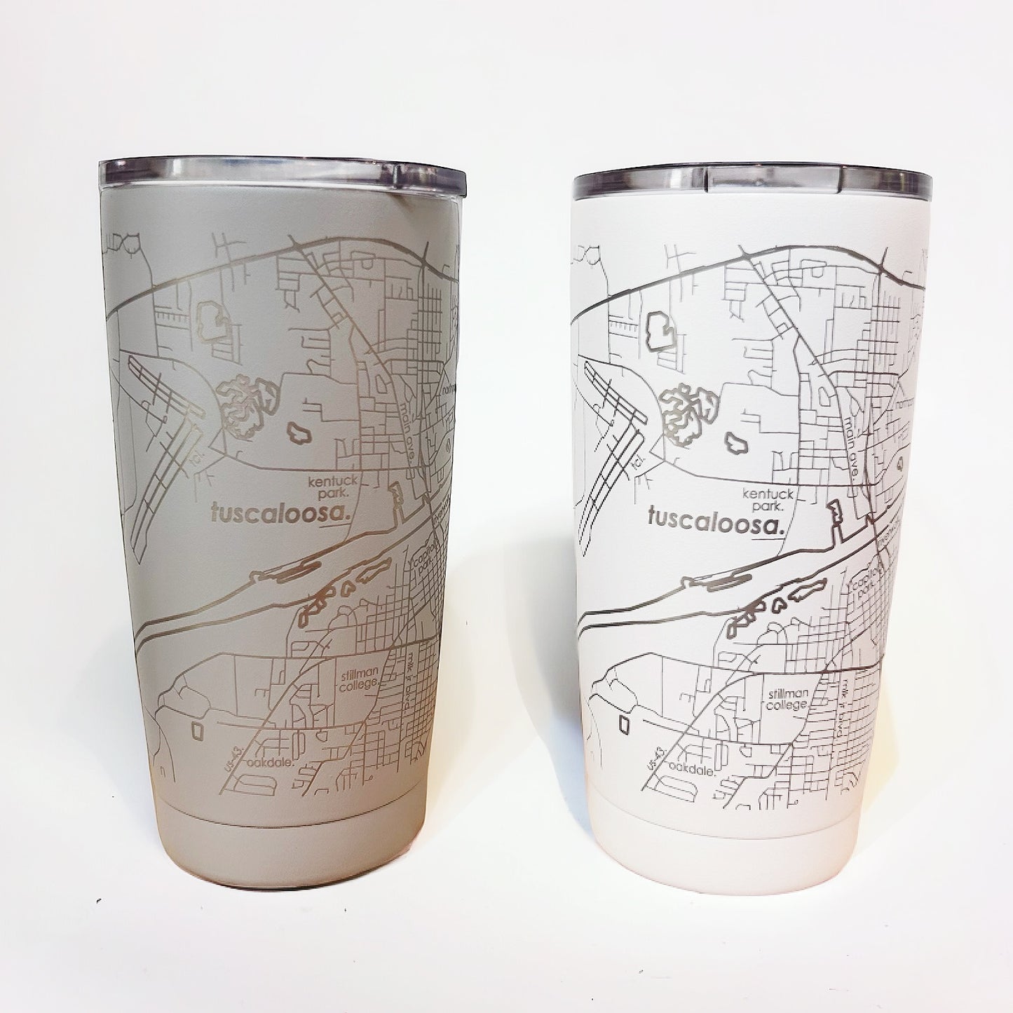 Map of Tuscaloosa Insulated Tumbler