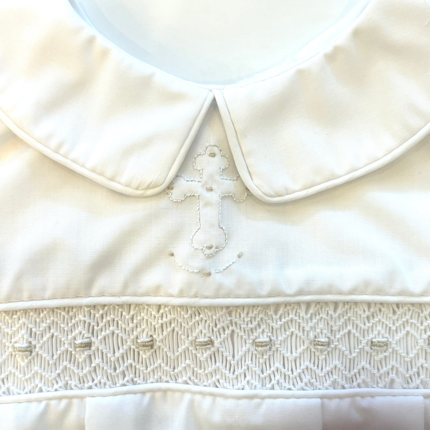 Little Blessings Smocked Bubble Romper