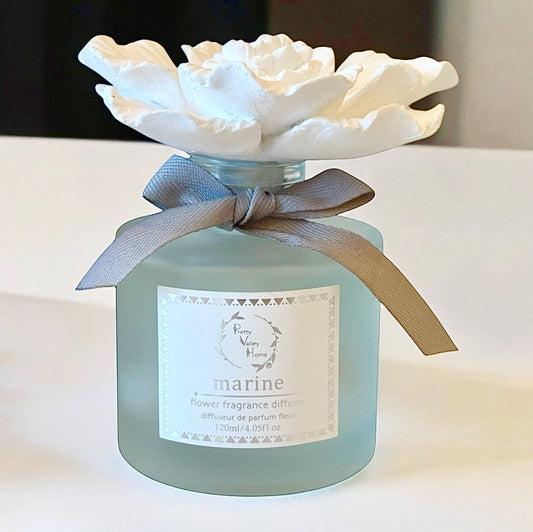 Pretty Valley Home Ceramic Gypsum Flower Diffuser Set