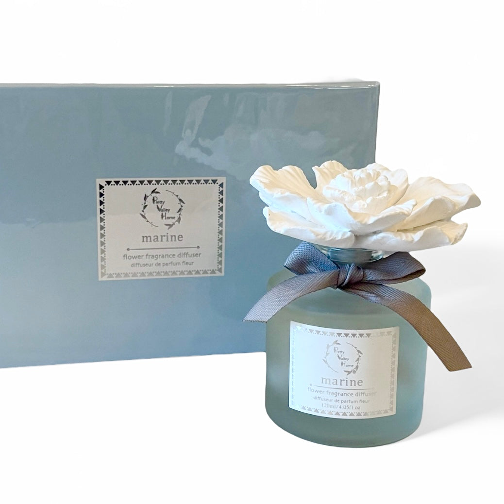 Pretty Valley Home Ceramic Gypsum Flower Diffuser Set
