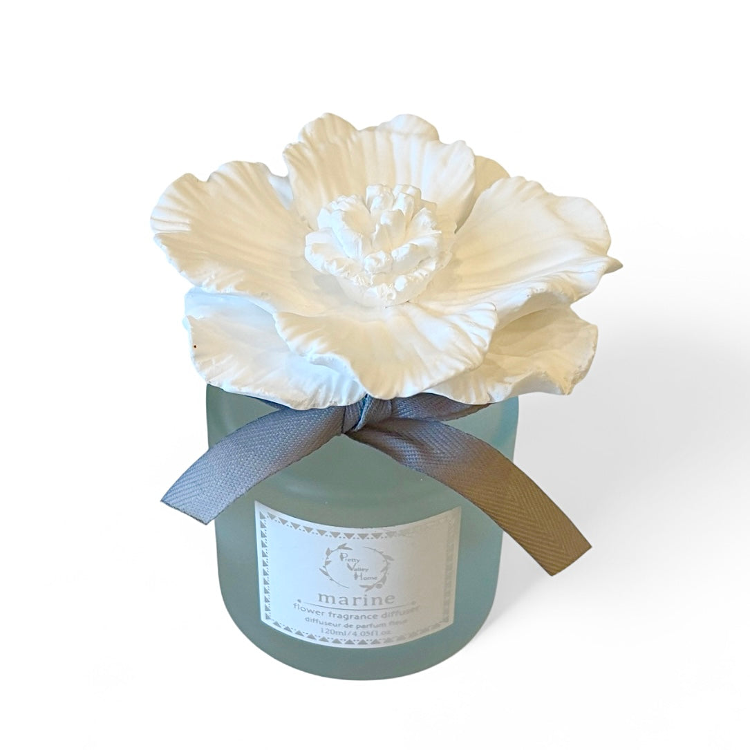 Pretty Valley Home Ceramic Gypsum Flower Diffuser Set