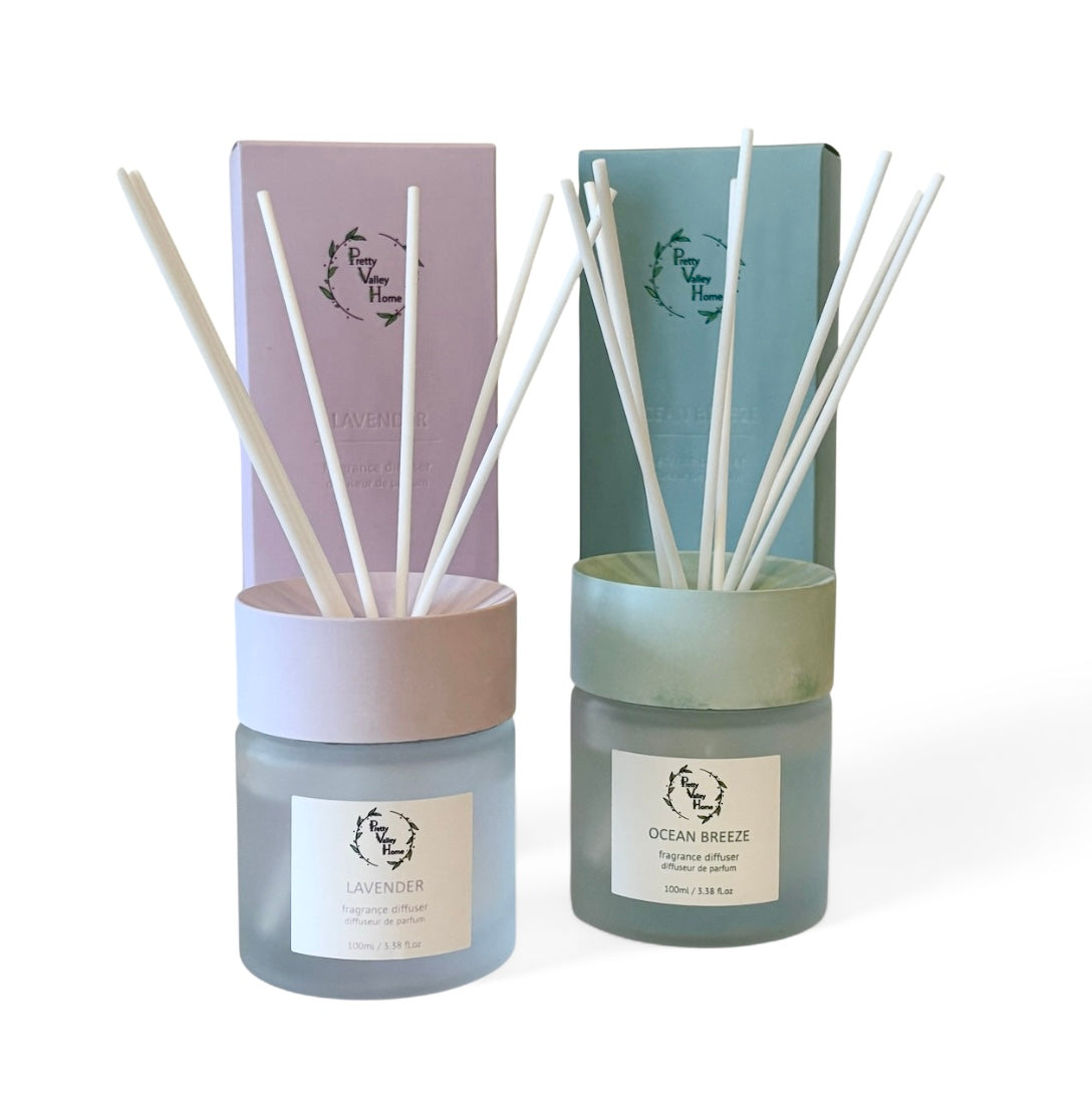 Pretty Valley Home Reed Diffuser Set