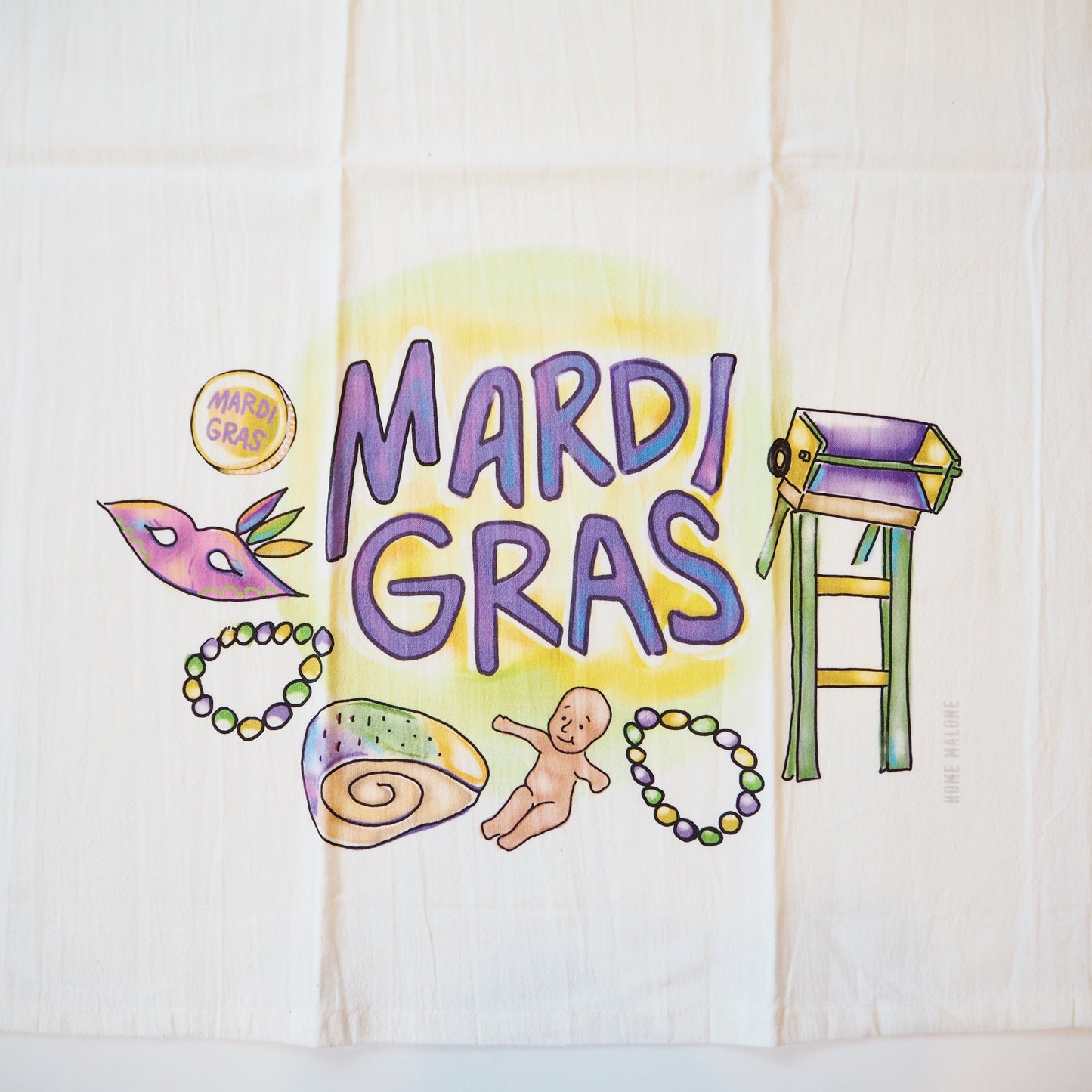 Mardi Gras Festive Kitchen Towel
