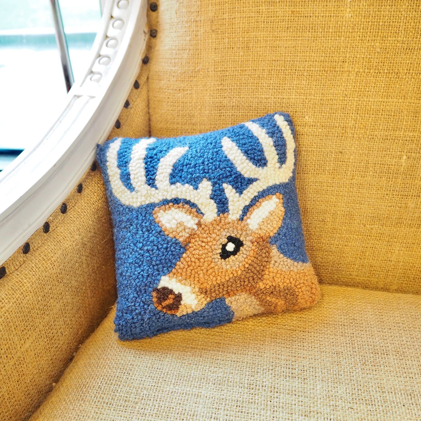 Deer Hooked Pillow