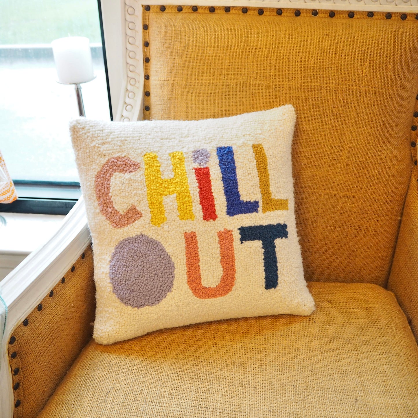 Hooked Chill Out Pillow