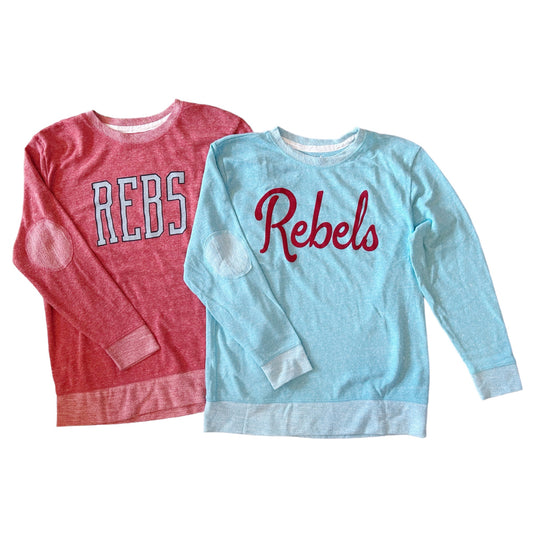 "Rebs" Ultra Soft Red Sweatshirt