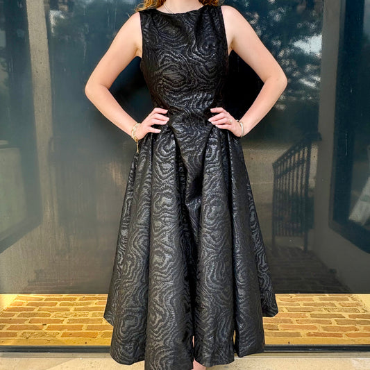Nova Noir Midi Dress~ Final Sale