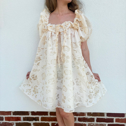 Soft Bloom Baby Doll Dress~ Final Sale