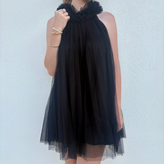 After Dark Mini Tulle Dress~ Final Sale