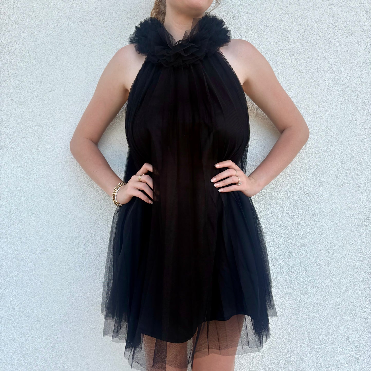 After Dark Mini Tulle Dress~ Final Sale
