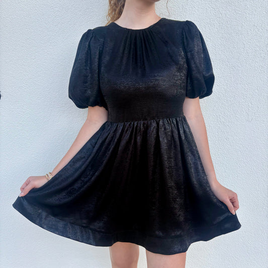 Vexa Puff Sleeve Mini Dress~Final Sale