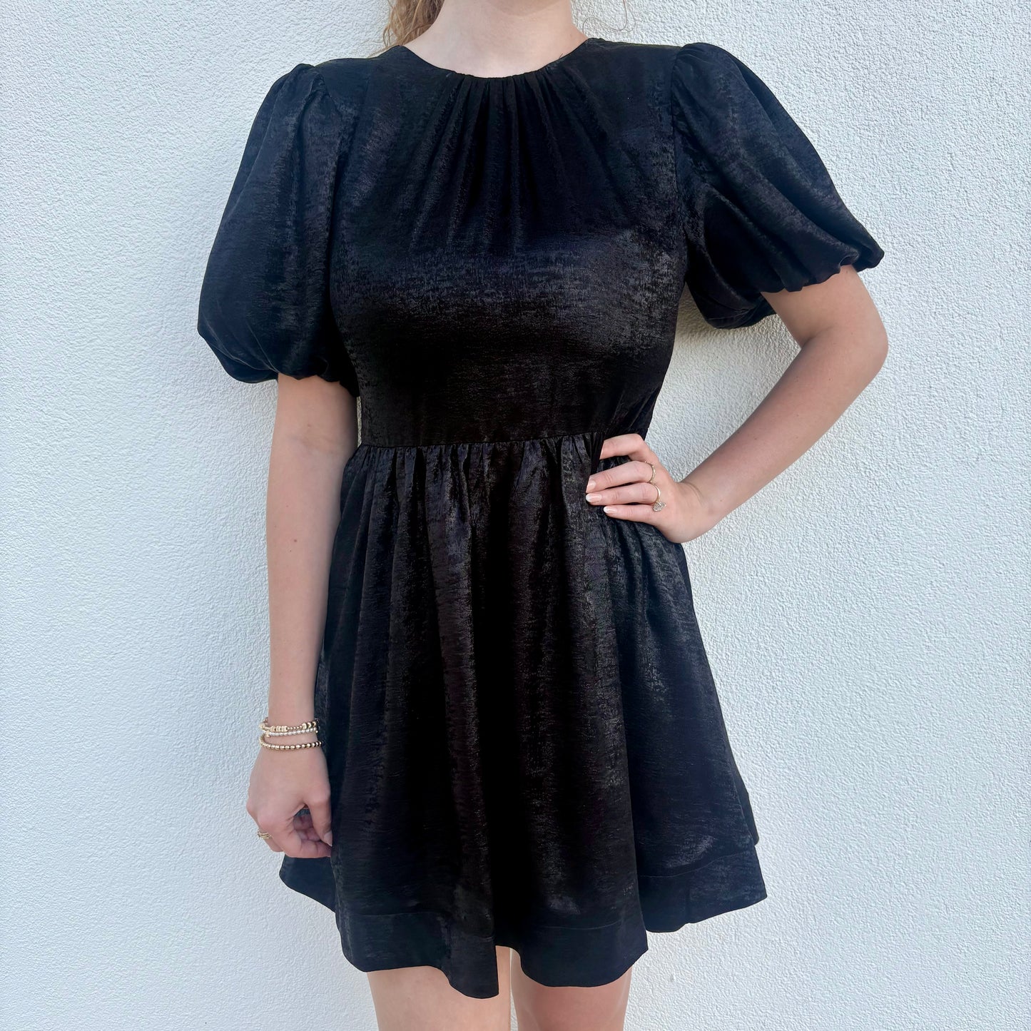 Vexa Puff Sleeve Mini Dress~Final Sale