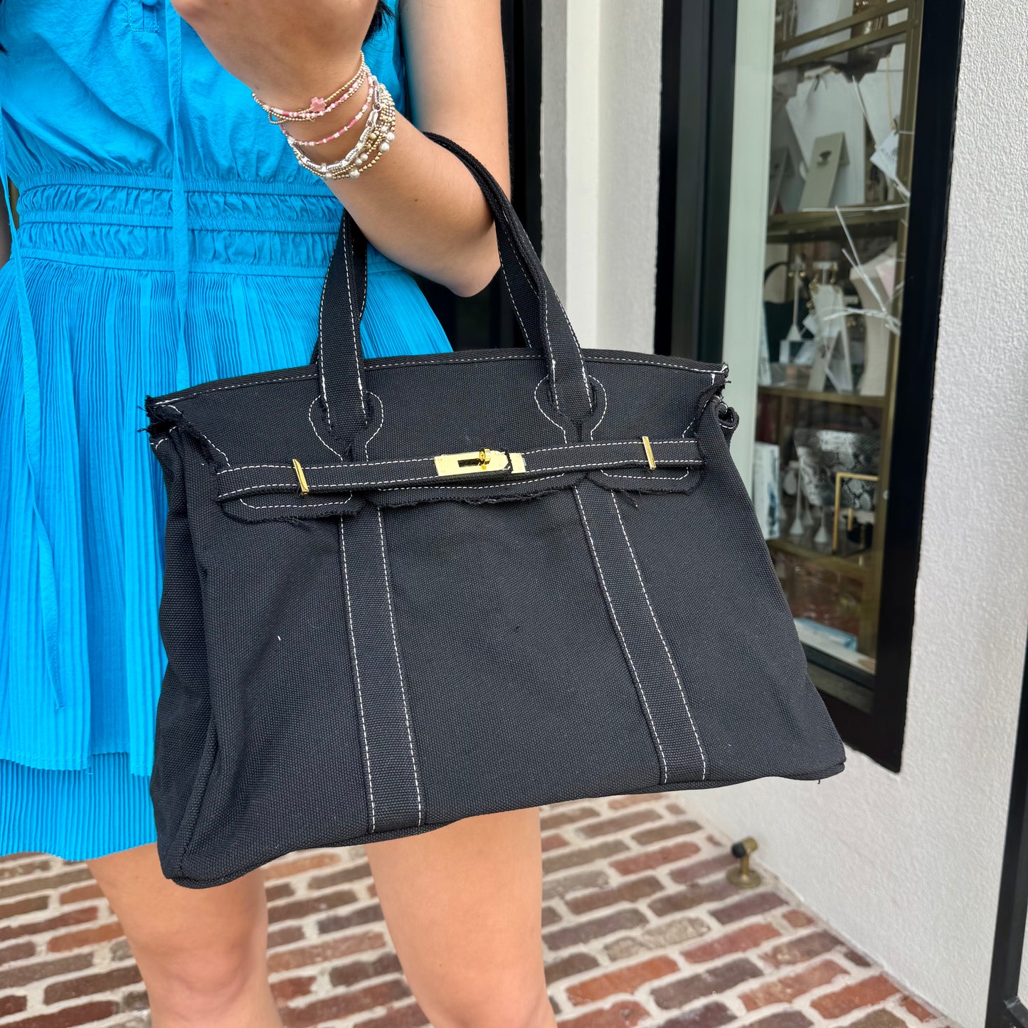 The Courtside Canvas Boatbag