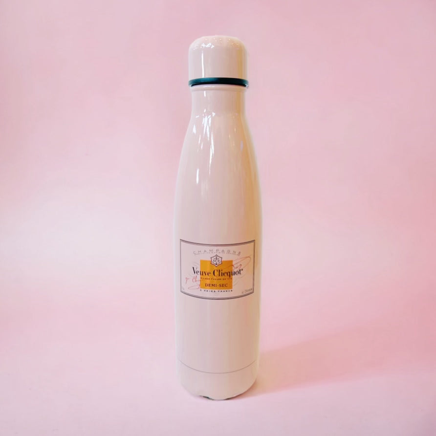 Pink Champagne Designer Water Bottle