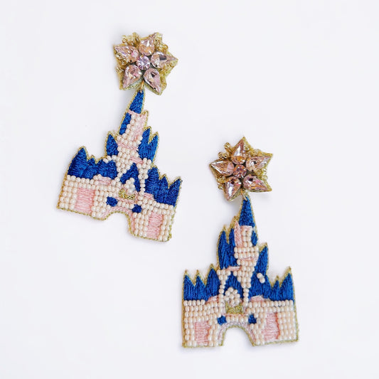 Beaded Castle Earrings~SALE