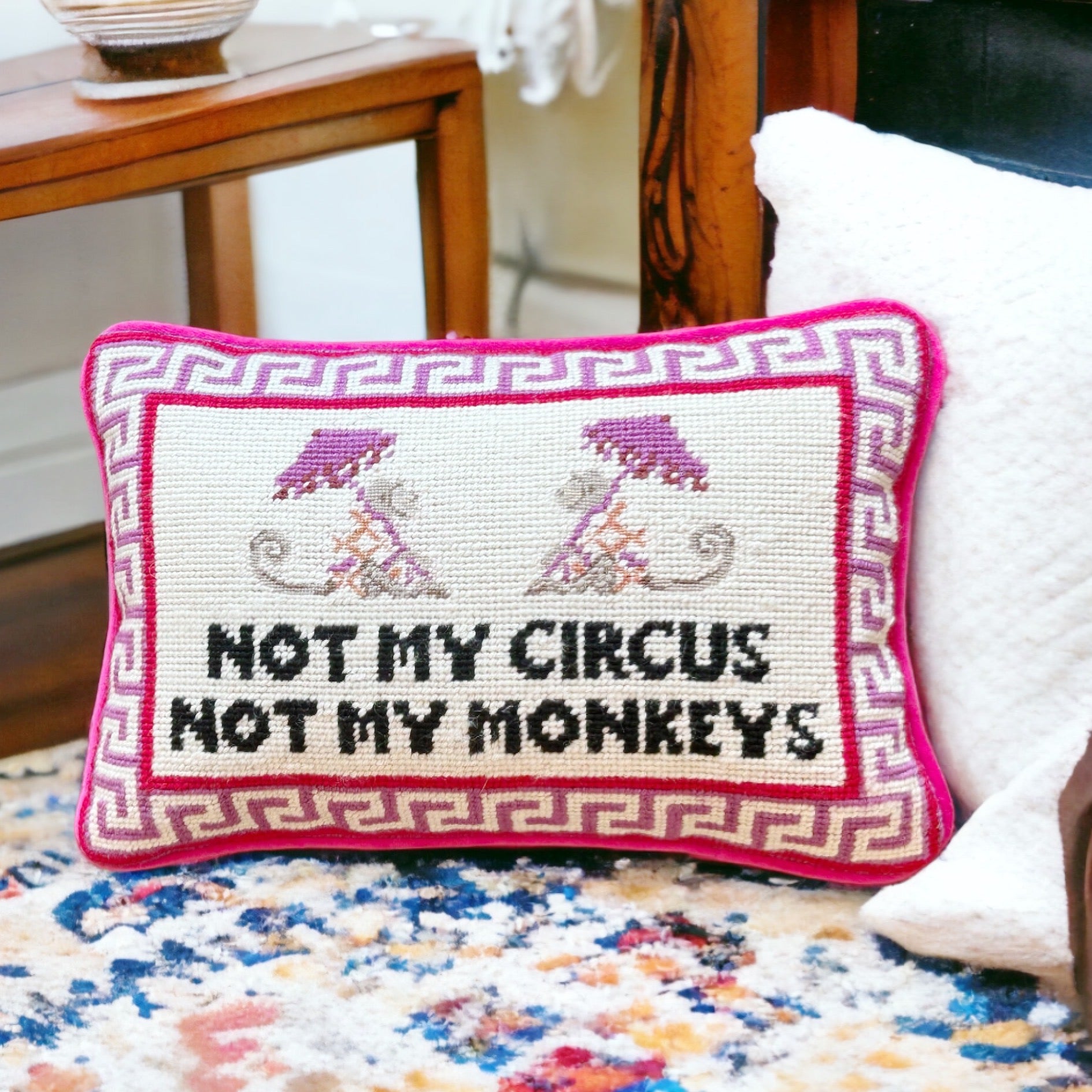 PRINT DRUCKVORLAGE PDF A4 POSTER - NOT MY CIRCUS NOT MY MONKEYS Printable Pdf Datei Zum Selber Drucken