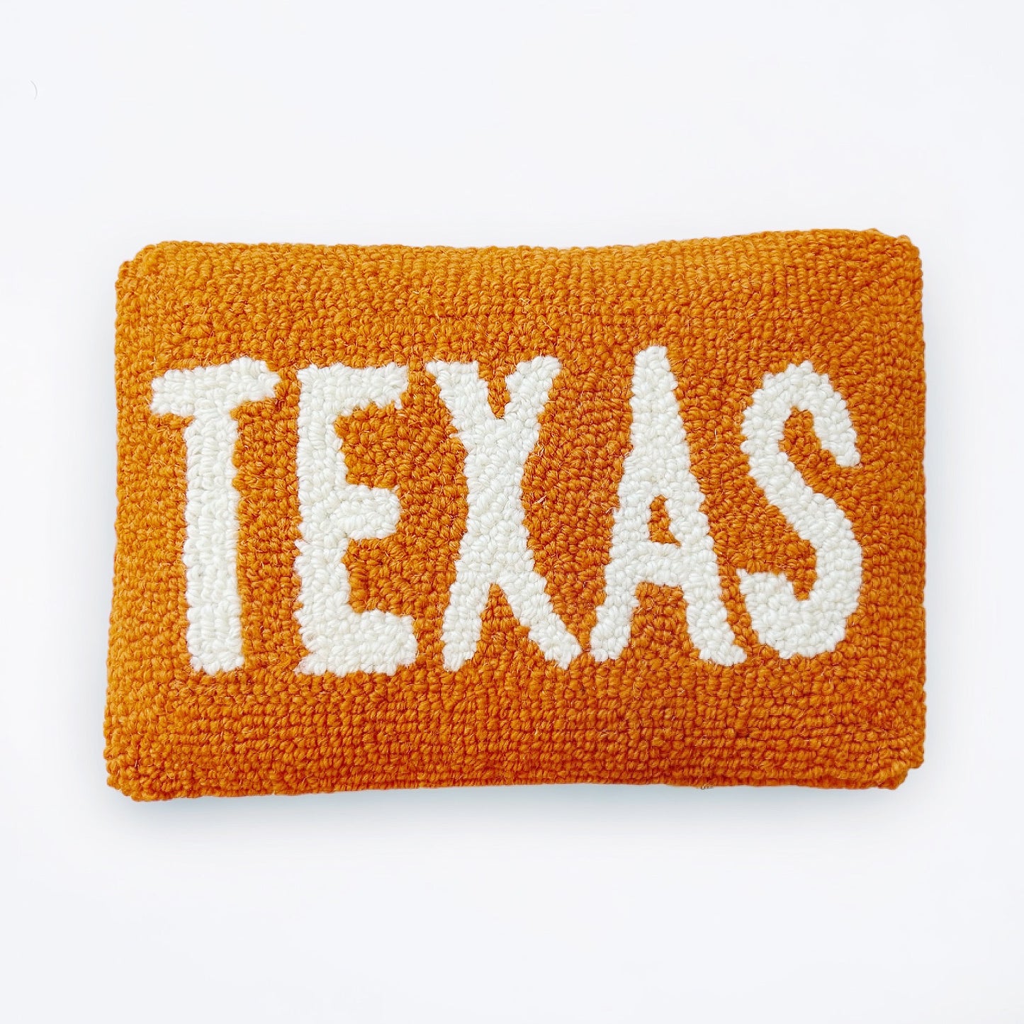 Hooked Texas Pillow