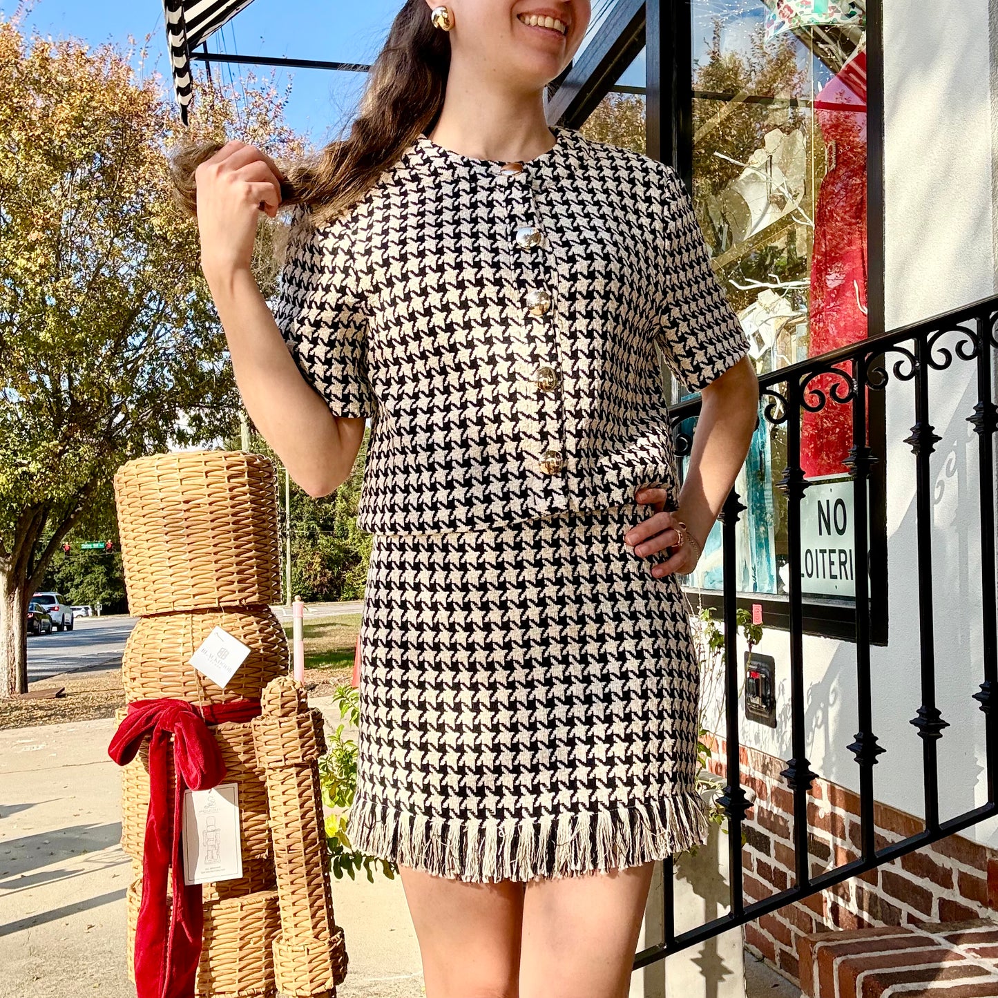 Tweet Mini Skirt~Final Sale