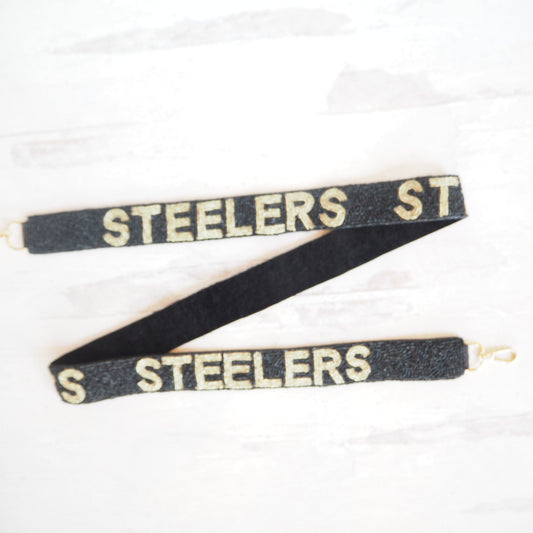 Steelers Beaded Purse Strap