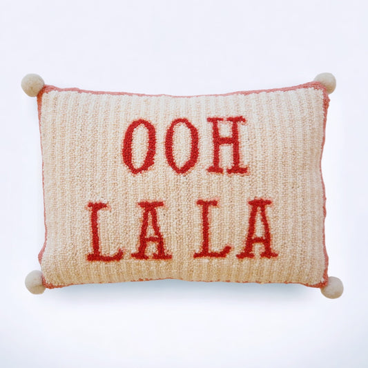Ooh La La Hooked Pillow