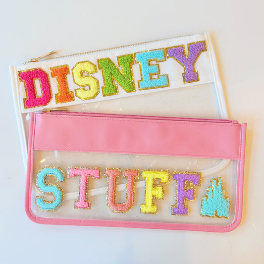 Fuzzy Patch Disney Travel Bags
