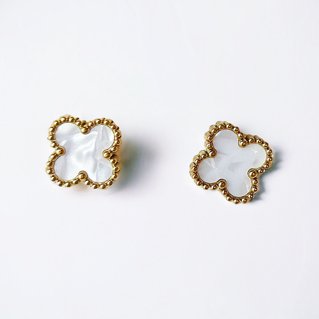 "Lucky Charm" Clover Studs