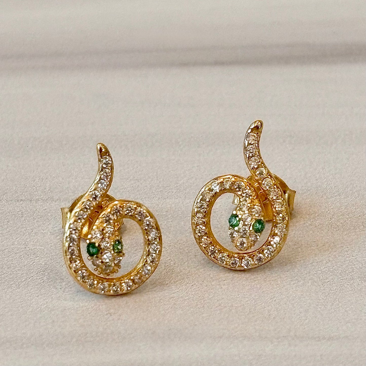 Serpent Swirl Studs
