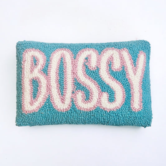 Bossy Hooked Pillow