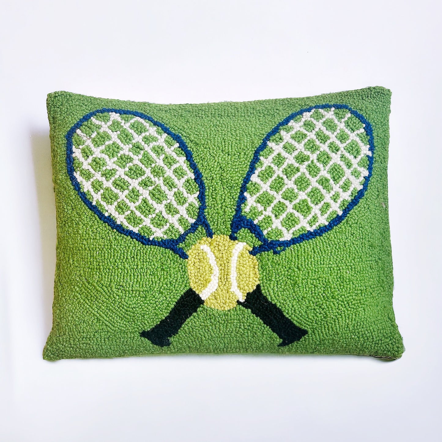 Hooked Tennis Racket Pillow
