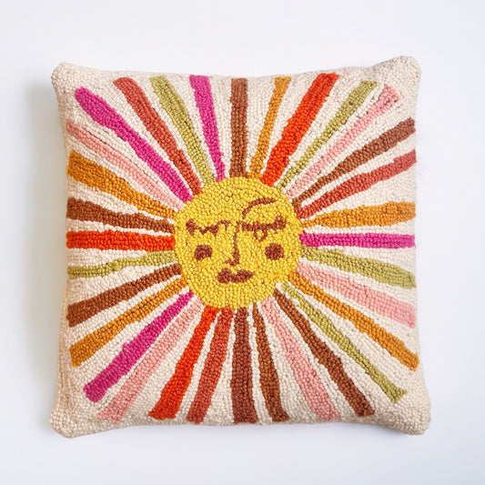 Hooked "Sunshine Bliss"Pillow