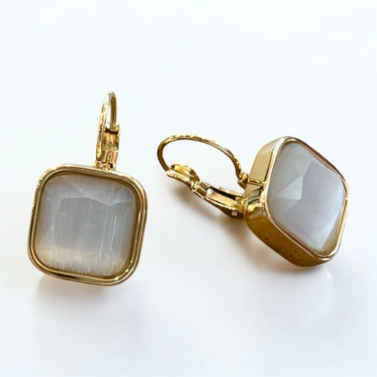 Ivory Arc Earrings