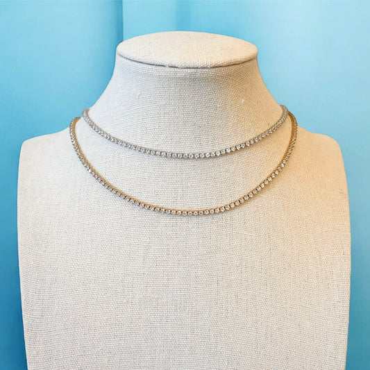 Dewline Tennis Necklace
