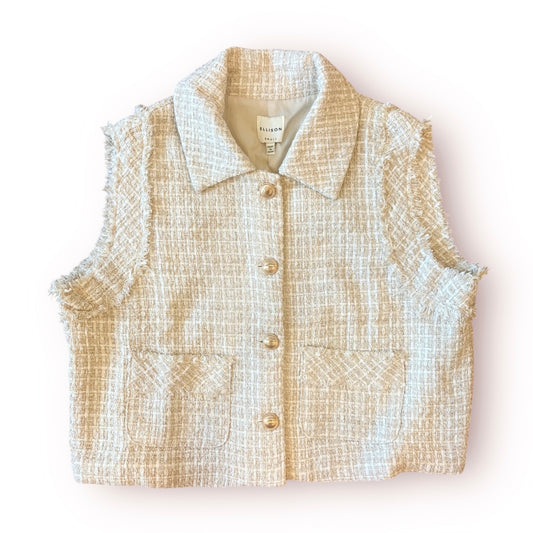 Kensington Tweed Vest~ Final Sale