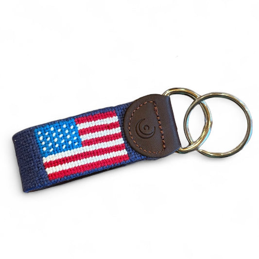 Good Threads USA Flag Keychain
