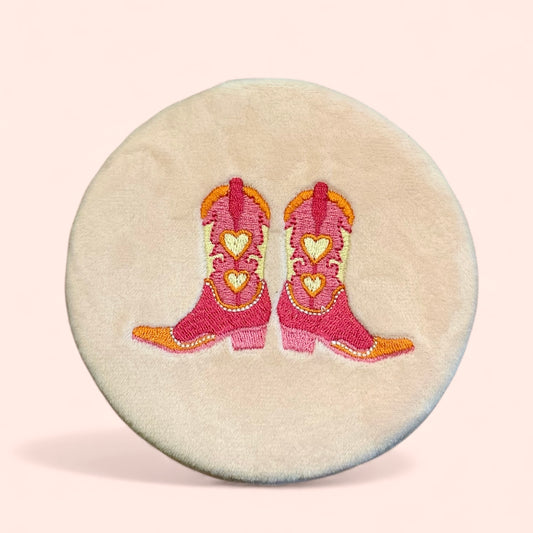 Pink Cowboy Boots Jewelry Box
