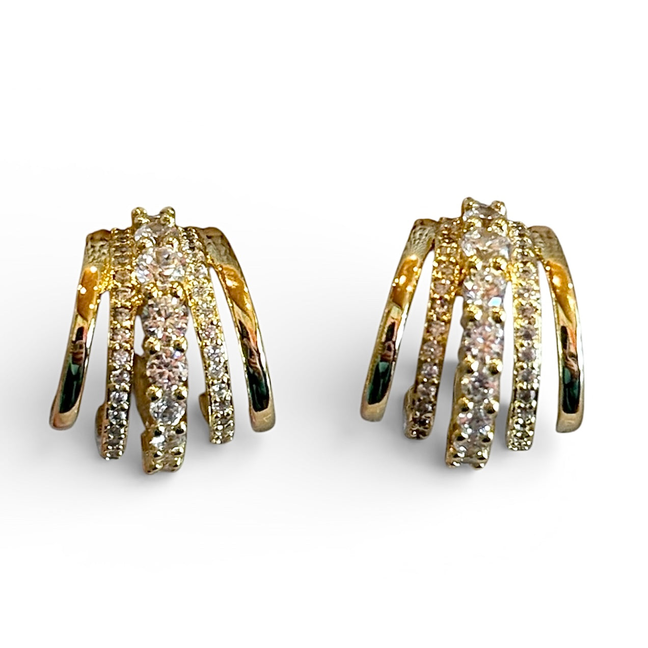 Halo Faux Stack Hoops