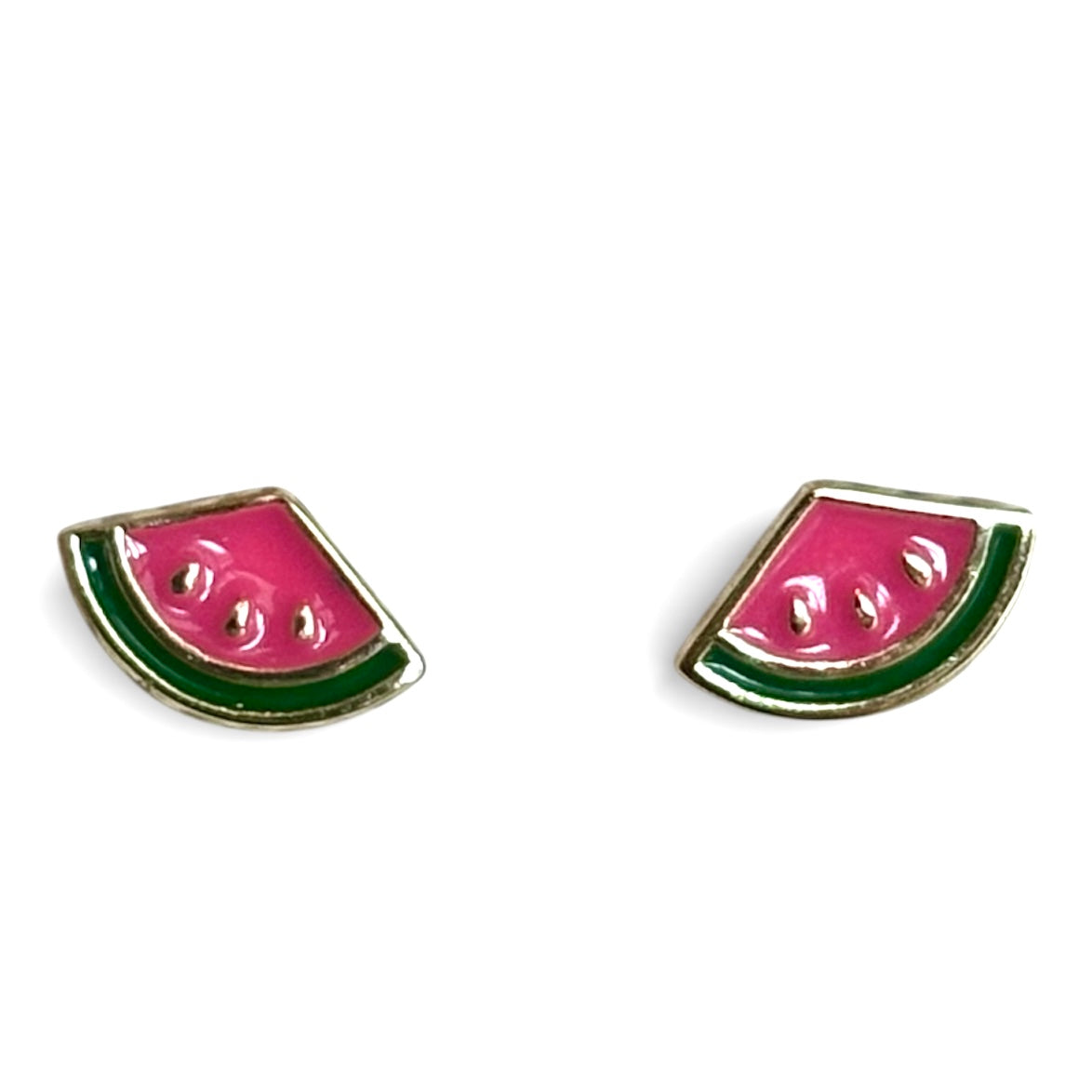 Watermelon Wedge Studs