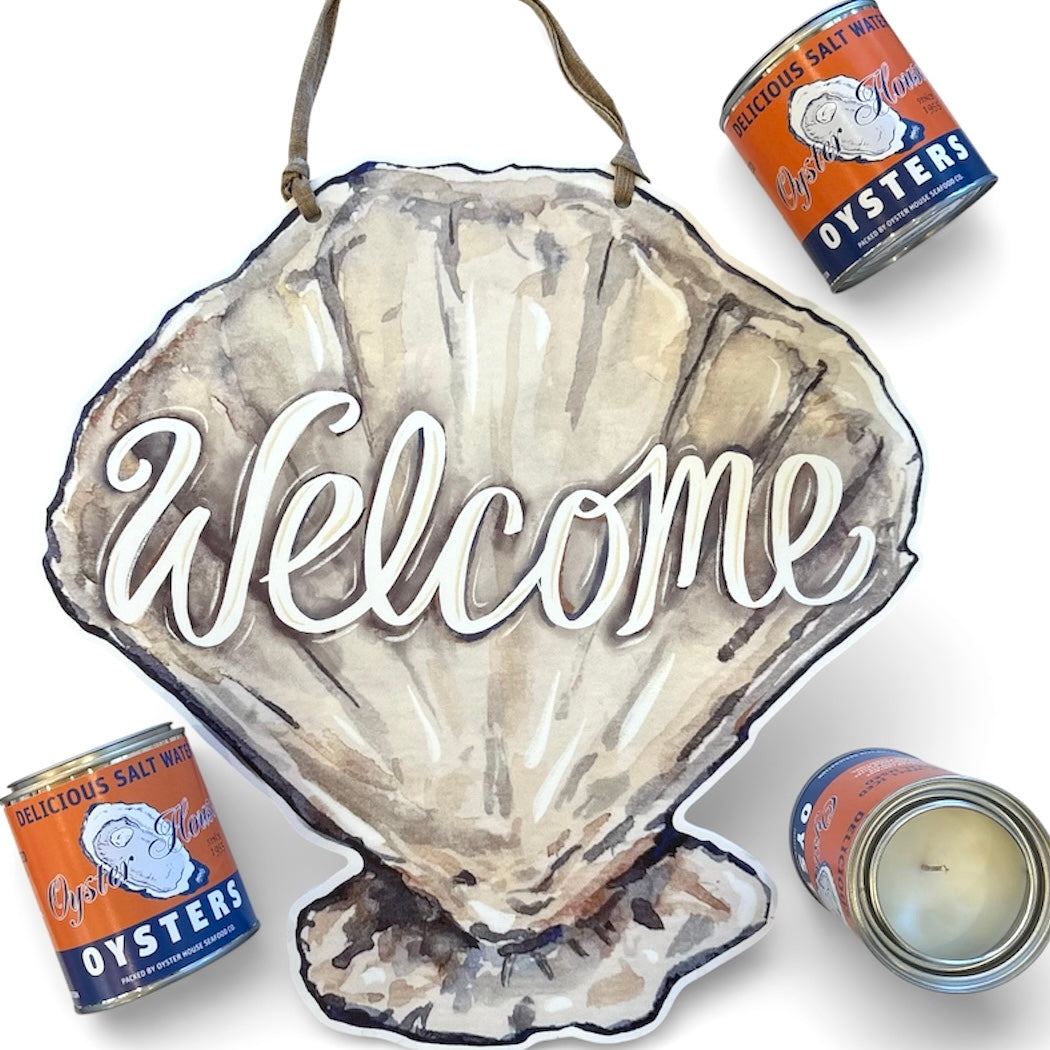 Seashell Welcome Door Hanger