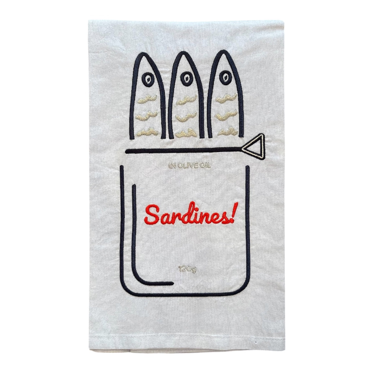 Lynen Sardine Can Kitchen Towel