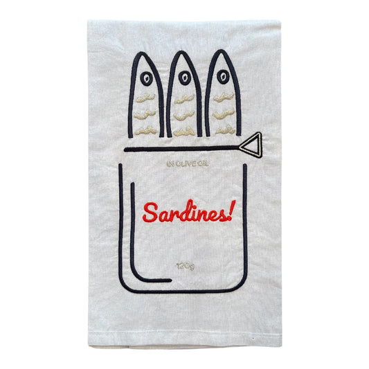 Lynen Sardine Can Kitchen Towel