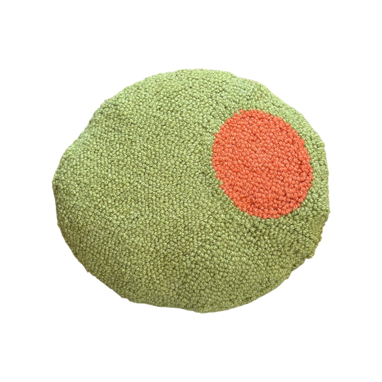 Extra Olives Hooked Pillow