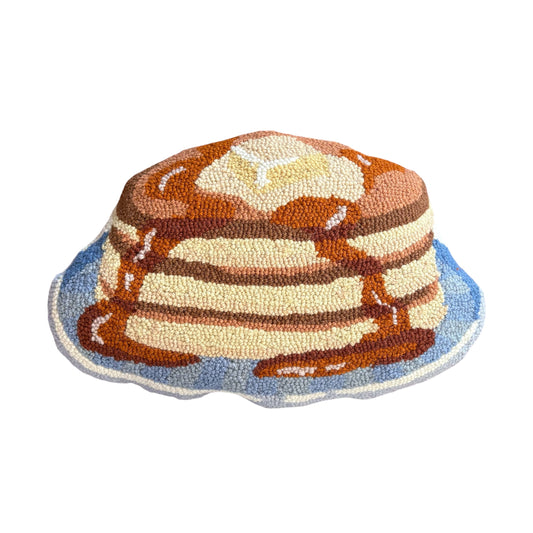 Sweet Pancake Hooked Pillow