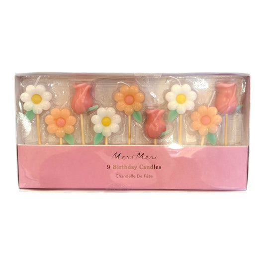 Meri Meri Multicolor Flowers Birthday Candles