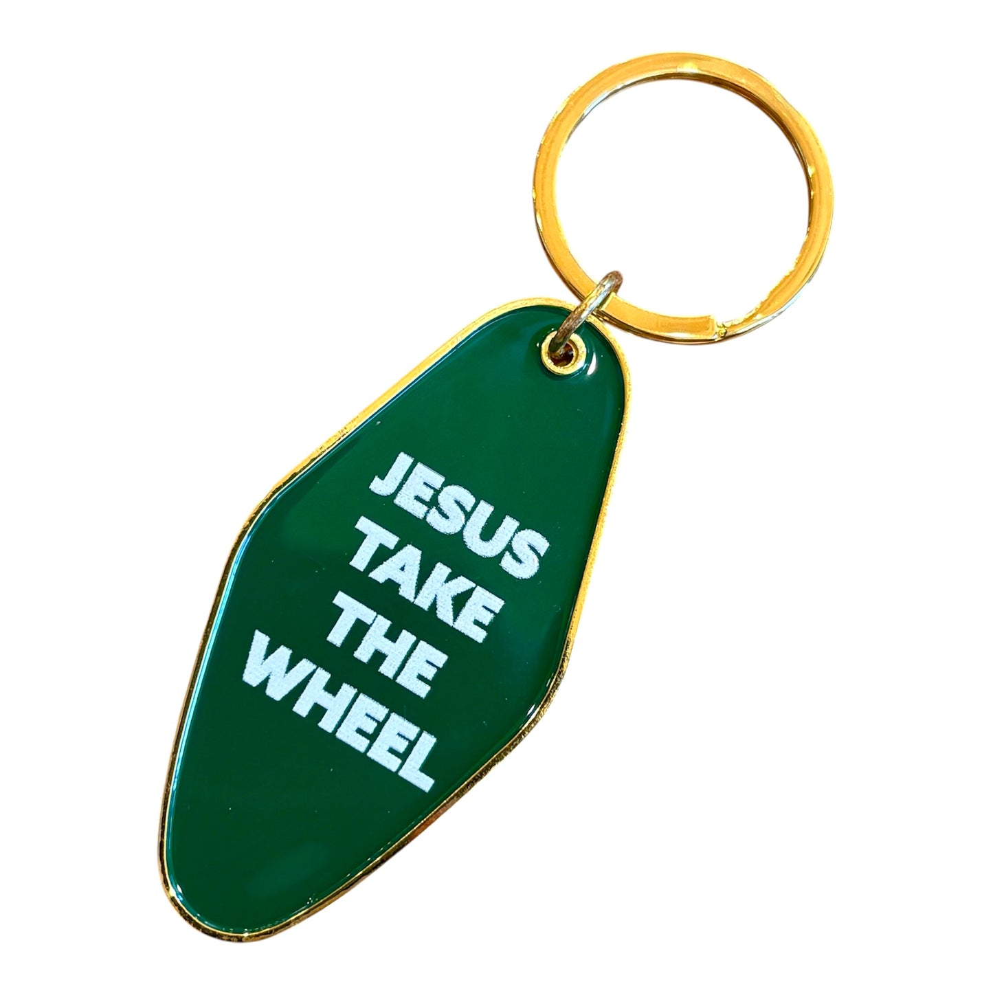 Jesus Take The Wheel Key Fob Keychain